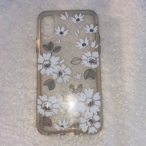 iphone X clear print case